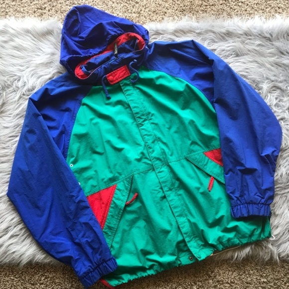 Field & Stream Other - Colorblocked field & stream windbreaker bomber Lg